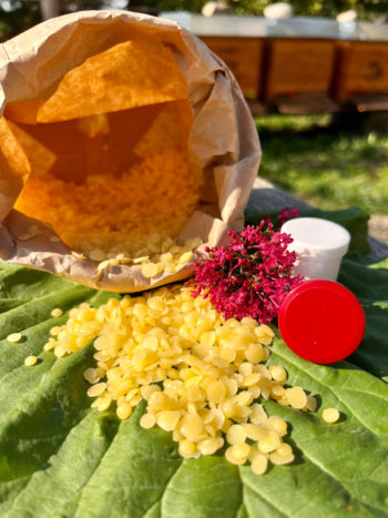 Bienenwachspastillen für kosmetische Zwecke, 100g